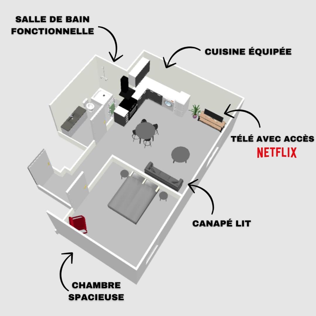 Le Grand Republicaint2 Apartment Le Peage-de-Roussillon Ngoại thất bức ảnh